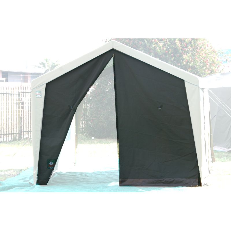 camping gazebo with walls