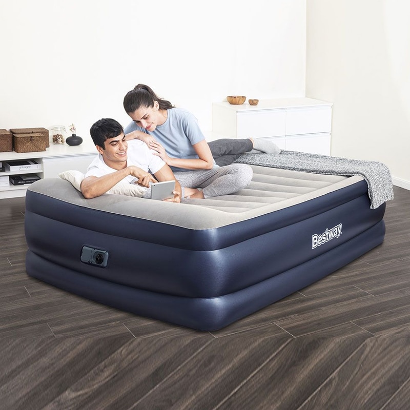 Bestway Tritech Queen Airbed with Builtin Pump Camp & Climb